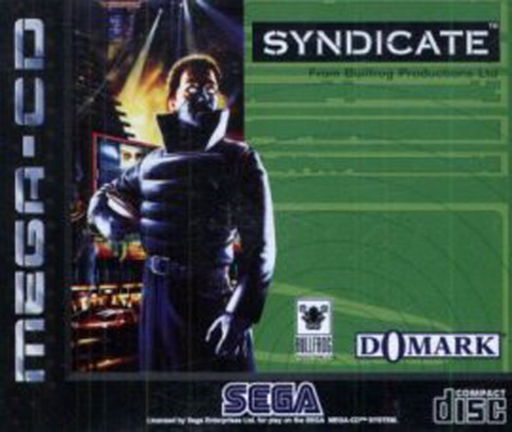 Syndicate box art for Sega Mega CD